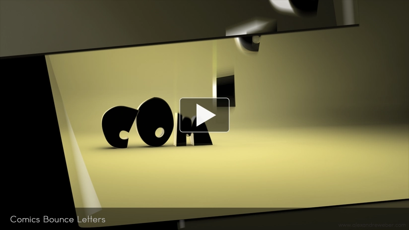 Comics Bouncing Letters